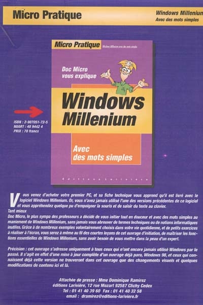 Windows Millennium avec des mots simples