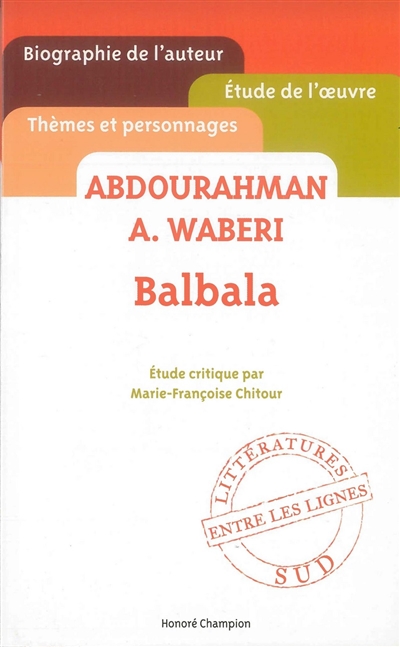 Balbala, Abdurahman A. Waberi