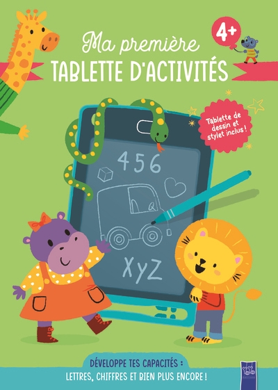 Ma première tablette d'activités, 4+ : développe tes capacités : lettres, chiffres et bien plus encore !