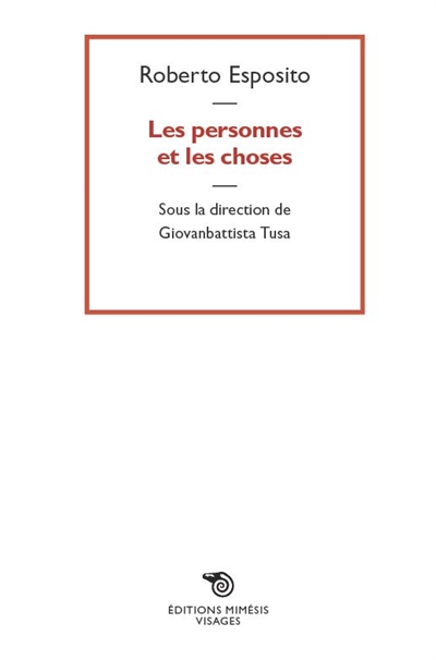 Les personnes et les choses