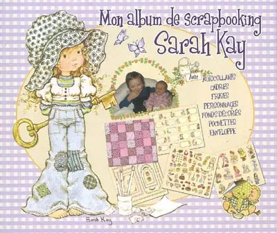 Mon album de scrapbooking Sarah Kay
