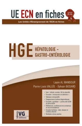 HGE : hépatologie, gastro-entérologie