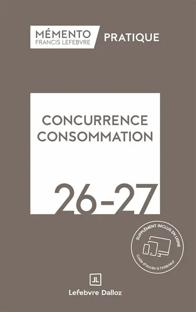 Concurrence consommation 2026-2027