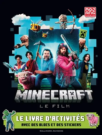 Minecraft : le film : le livre d'activités officiel, avec des blocs et des stickers