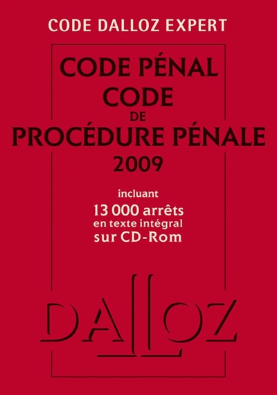 Code pénal et procédure...