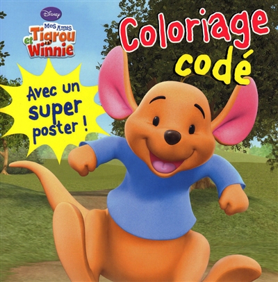 Mes amis Tigrou et Winnie : coloriage code avec poster