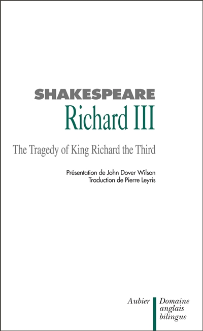 Richard III. The Tragedy of King Richard the Third