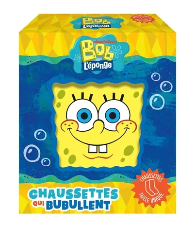 Bob l'éponge : chaussettes qui bubullent