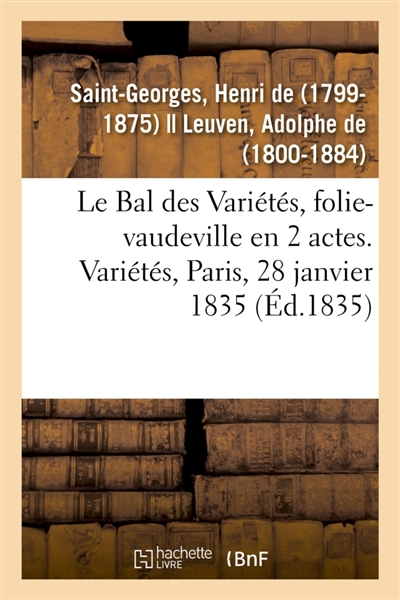 Le Bal des Variétés,...