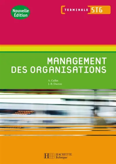 Management des organisations terminale STG