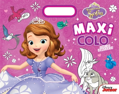 Princesse Sofia : maxi colo avec des stickers