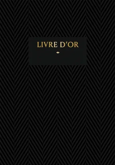 Livre d'or : noir
