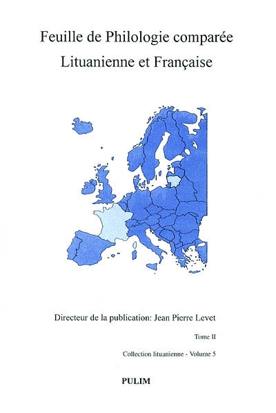 Feuille de philologie comparée lituanienne et française, n° 2