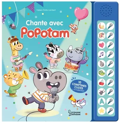 Chante avec Popotam 10 comptines cultes + 10 karaokés