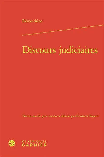 Discours judiciaires