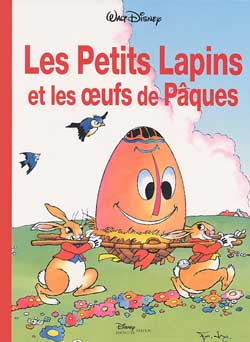 Les petits lapins et les oeufs de Pâques