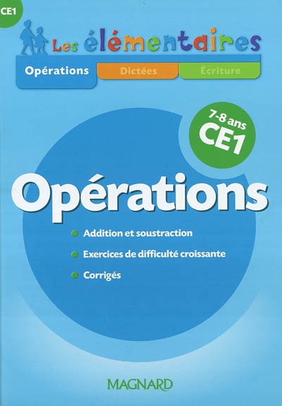 Opérations CE1, 7-8 ans