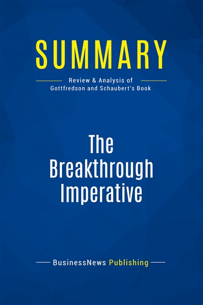 Summary : The Breakthrough...