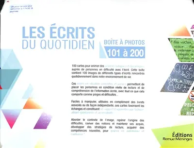 Les écrits du quotidien. Boîte à photos 101 à 200