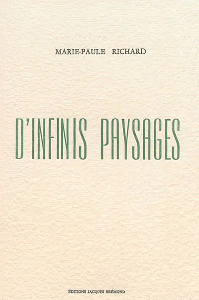 D'infinis paysages