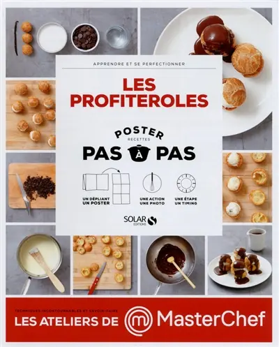 Les profiteroles : recettes pas à pas : poster