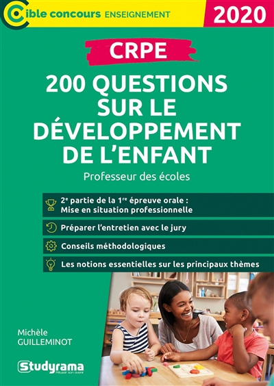 CRPE : 200 questions sur le développement de l'enfant : professeur des écoles, 2020