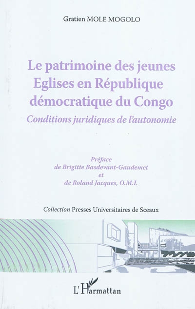 Le patrimoine des jeunes Eglises en République démocratique du Congo : conditions juridiques de l'autonomie