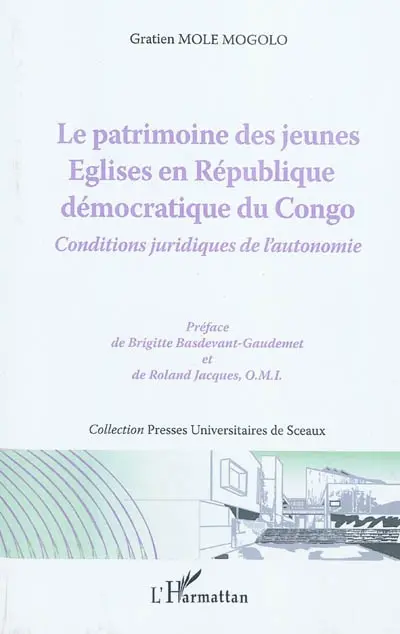 Le patrimoine des jeunes Eglises en République démocratique du Congo : conditions juridiques de l'autonomie
