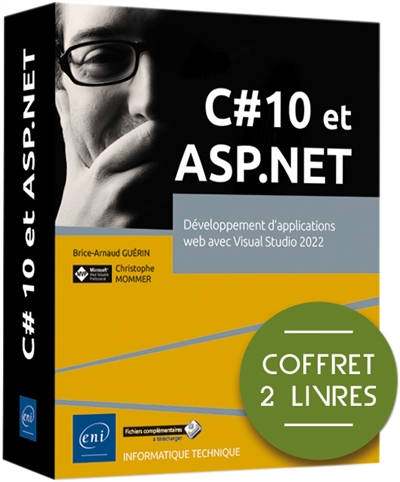C# 10 et ASP.NET : développement d'applications web avec Visual Studio 2022 : coffret 2 livres