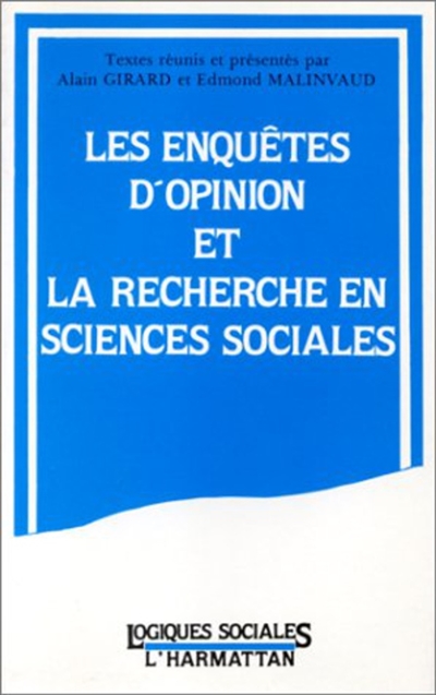 Les Enquêtes d'opinion et la recherche en sciences sociales : hommage à Jean Stoetzel, journée d'étude