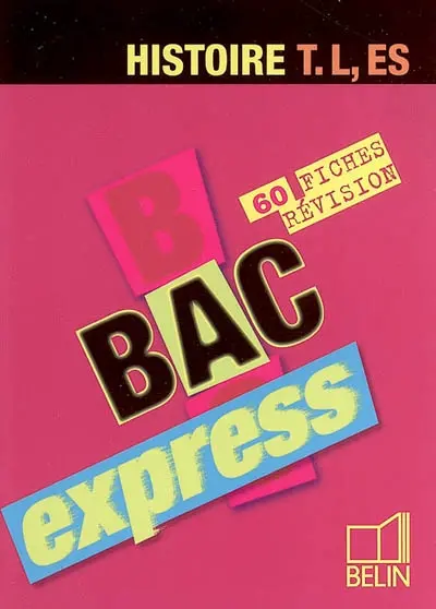 Histoire Terminale L, ES : 60 fiches révision