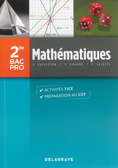 Mathématiques, 2de bac pro