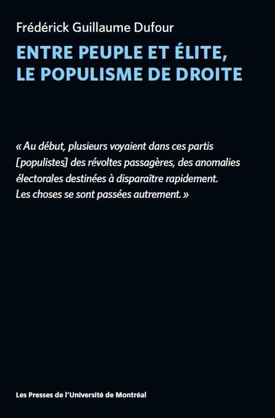 Entre peuple et élite, le...