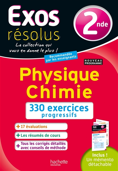 Physique chimie 2de : 330 exercices progressifs : nouveau programme