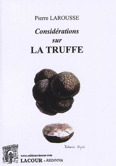 Considérations sur la truffe