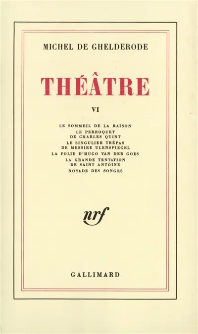 Théâtre. Vol. 6