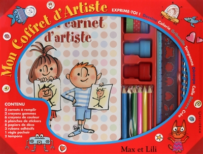 mon coffret d'artiste : max et lili