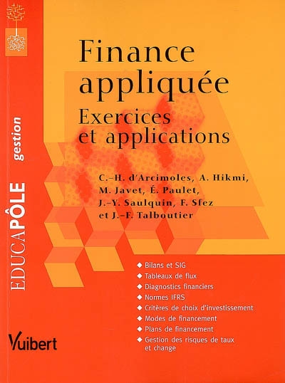 Finance appliquée : exercices et applications