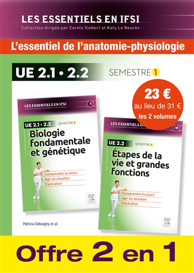 L'essentiel de l'anatomie-physiologie : UE 2.1, 2.2 : semestre 1