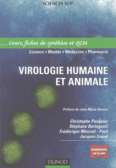 Virologie humaine et animale : cours, fiches de synthèse et QCM
