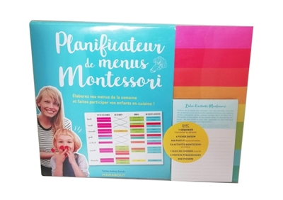 Planificateur de menus Montessori : élaborez vos menus de la semaine et faites participer vos enfants en cuisine !