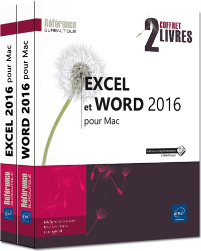 Excel et Word 2016 pour Mac : coffret 2 livres