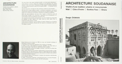 Architecture soudanaise : vitalité d'une tradition urbaine et monumentale, Mali, Côte-d'Ivoire, Burkina Faso, Ghana