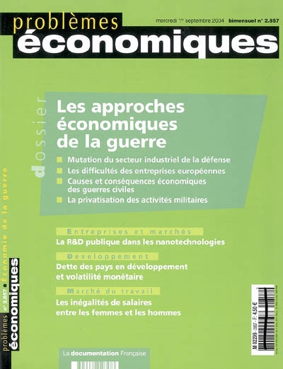 Problèmes économiques, n°...