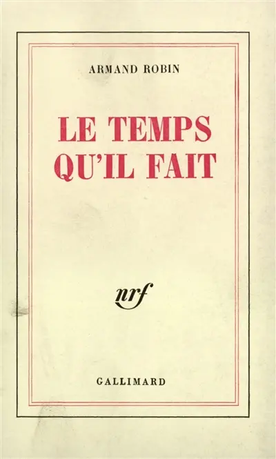 Le temps qu'il fait
