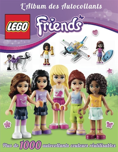 Lego friends : l'album des autocollants