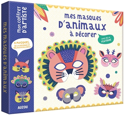 Mes masques d'animaux à décorer