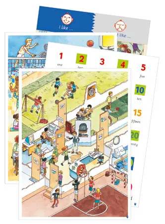 Pop corn 2, anglais CM2 : 10 posters pour la classe