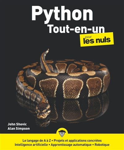 Python pour les nuls : tout-en-un
