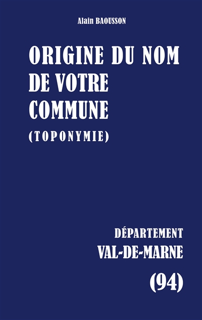 Origine du nom de votre...
